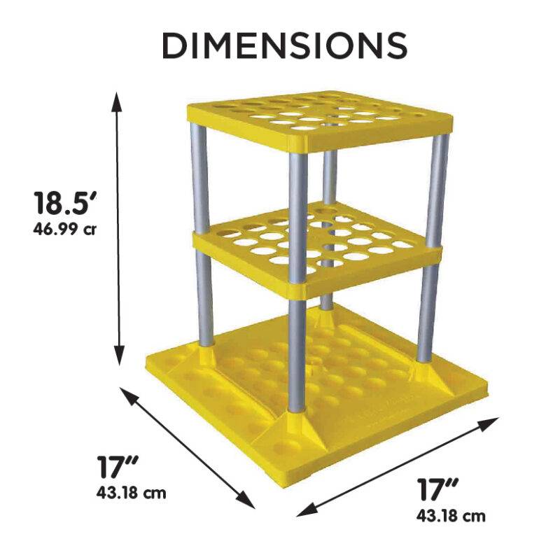 Tool storage stand dimensions