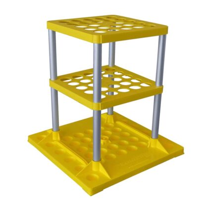 Tool Storage Stand holds long handled tools
