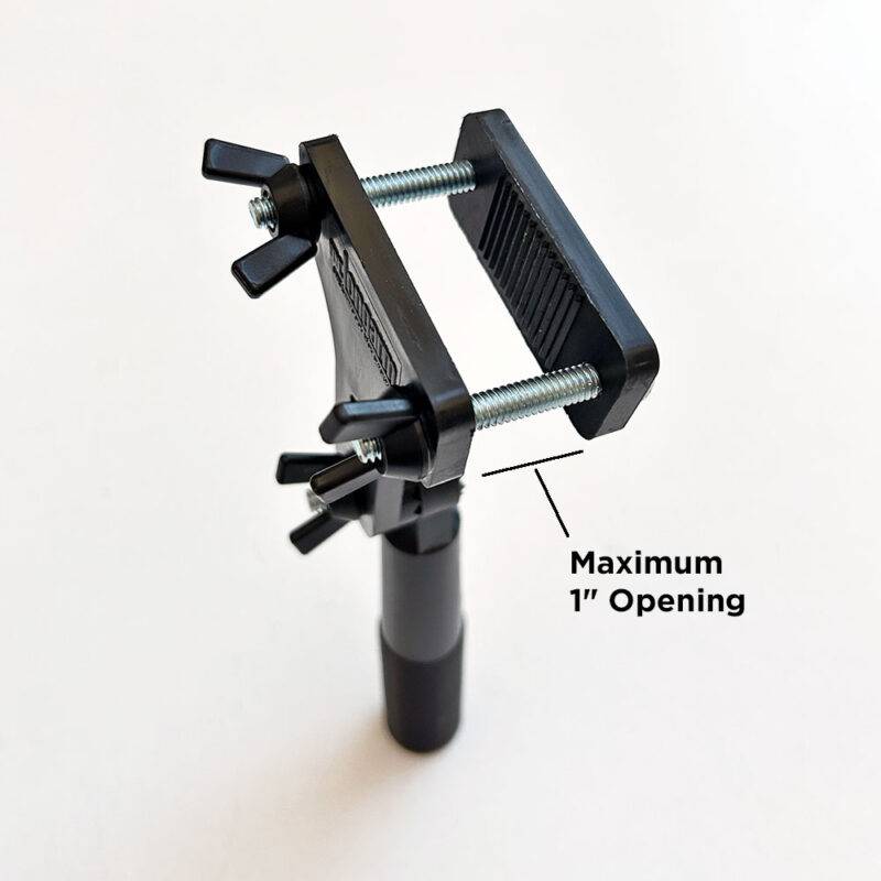 Closeup showing maximum opening of 1 inch