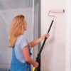 Painting and interior wall with the Tele-Roller