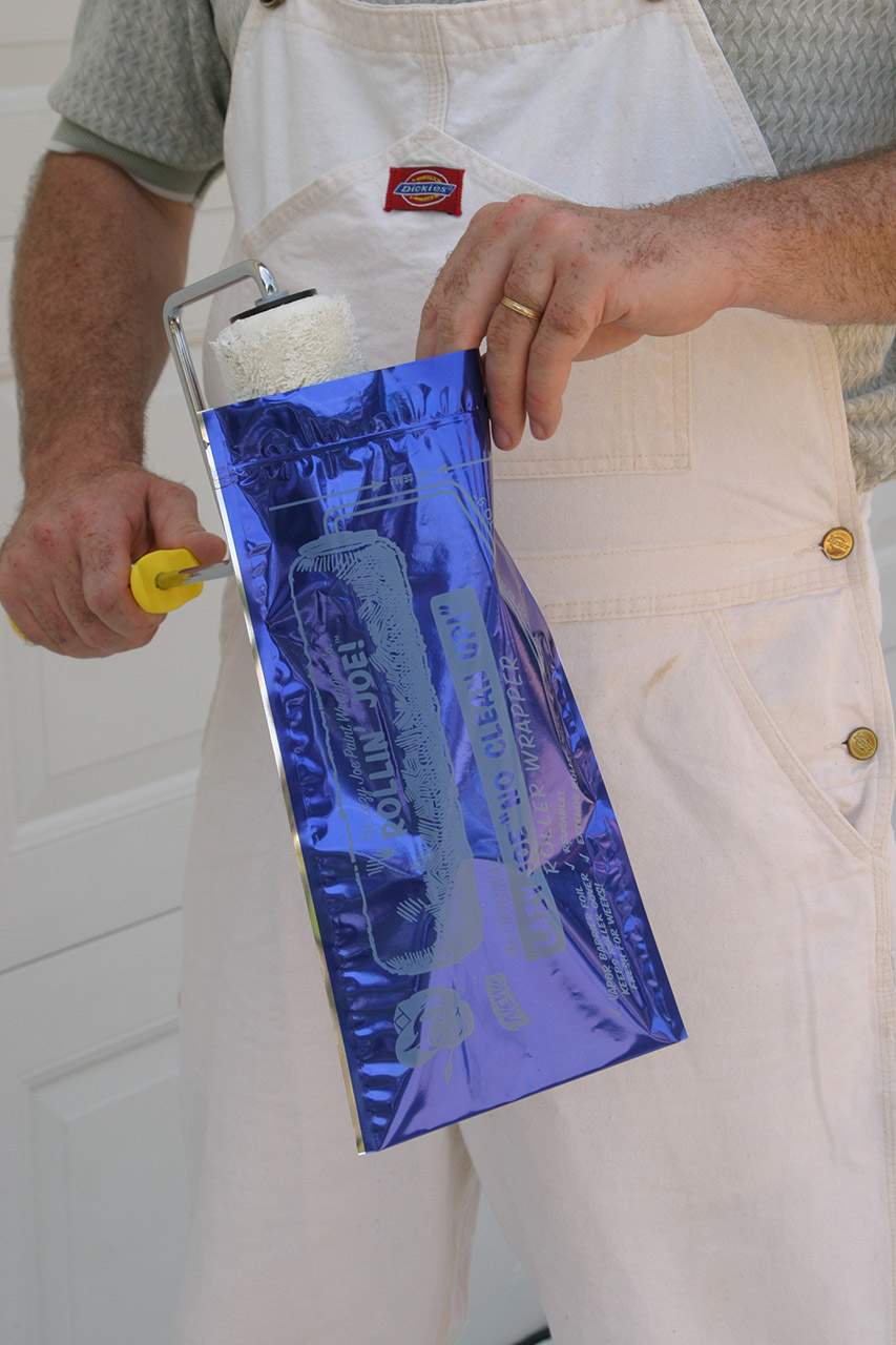 How to Keep Paint Roller from Drying Out Mr. LongArm Lazy Joe®