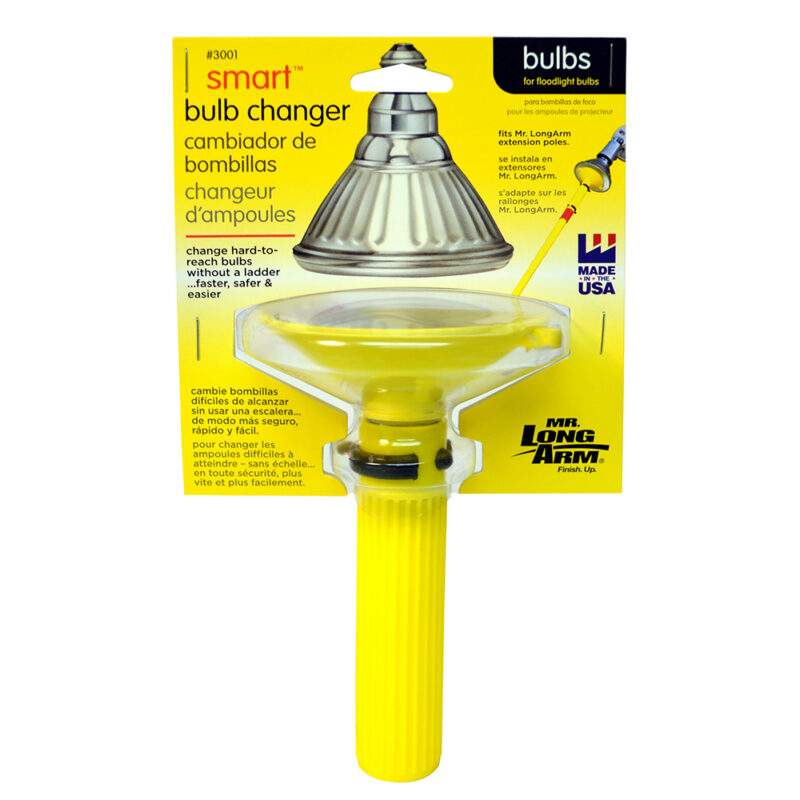 Smart floodlight bulb changer in packaging