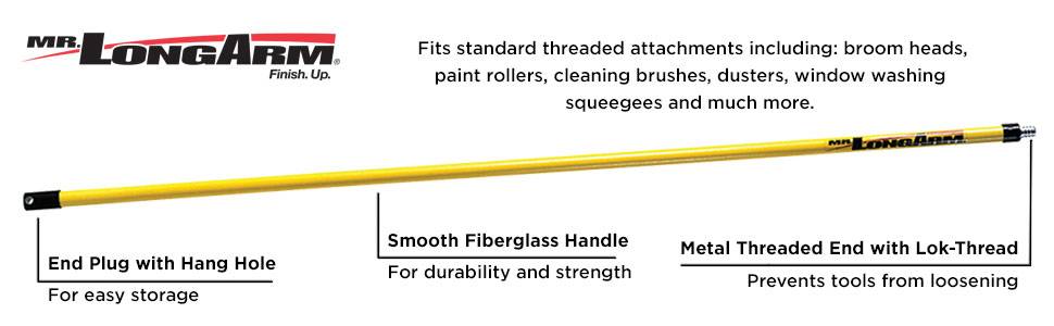 Fiberglass utility handle