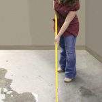 Cleaning floors with the fiberglass utility handle.