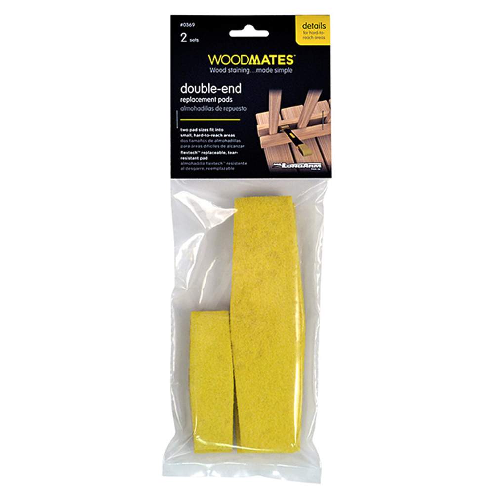 double ended deck staining tool replacement pad