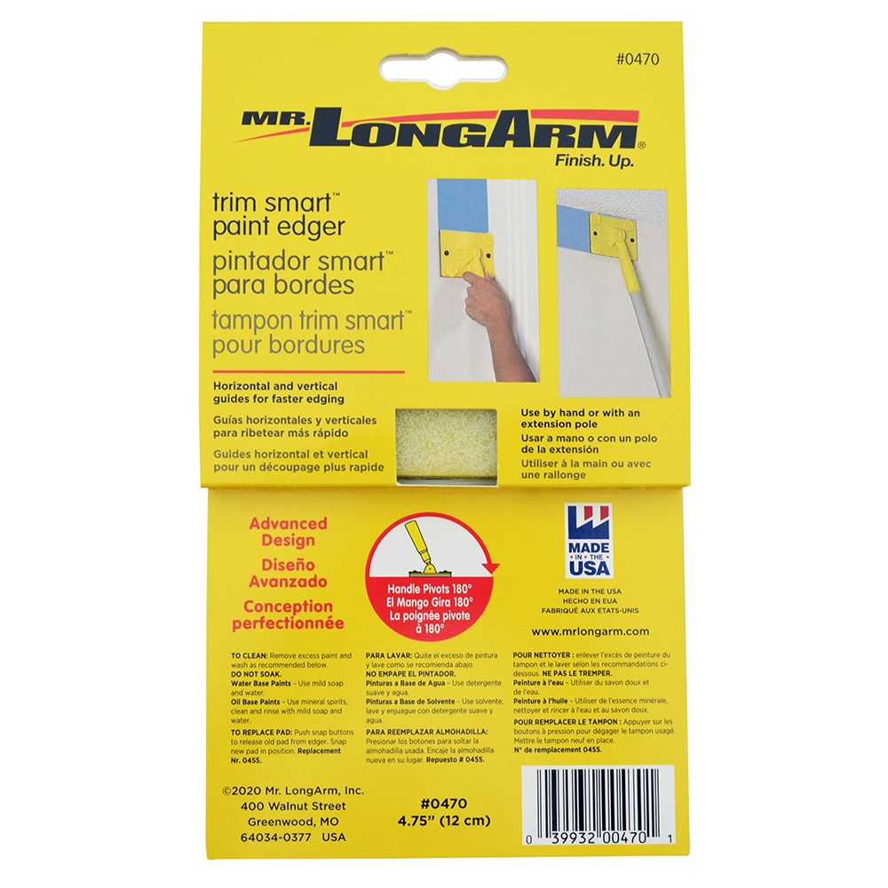 long arm paint edger