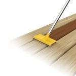 Illustration of Basic Deck Stain Applicator is for smaller decks.