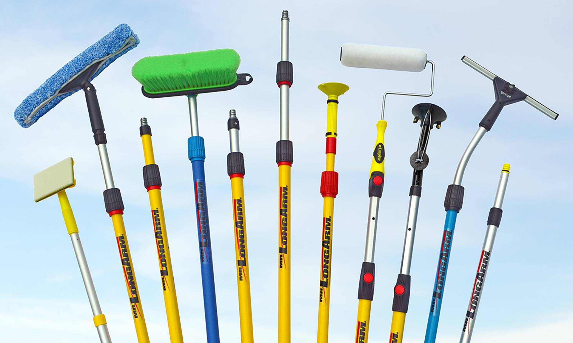 extension poles and attachments