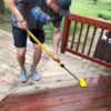 Deck Staining with the 7 inch stain applicator