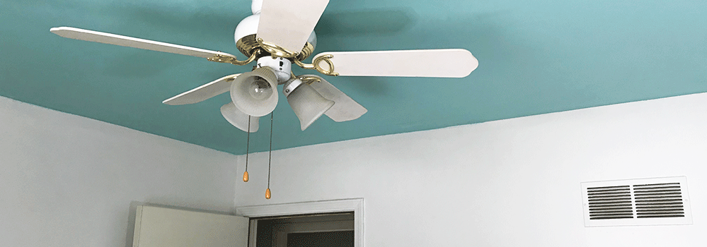 Painted ceiling