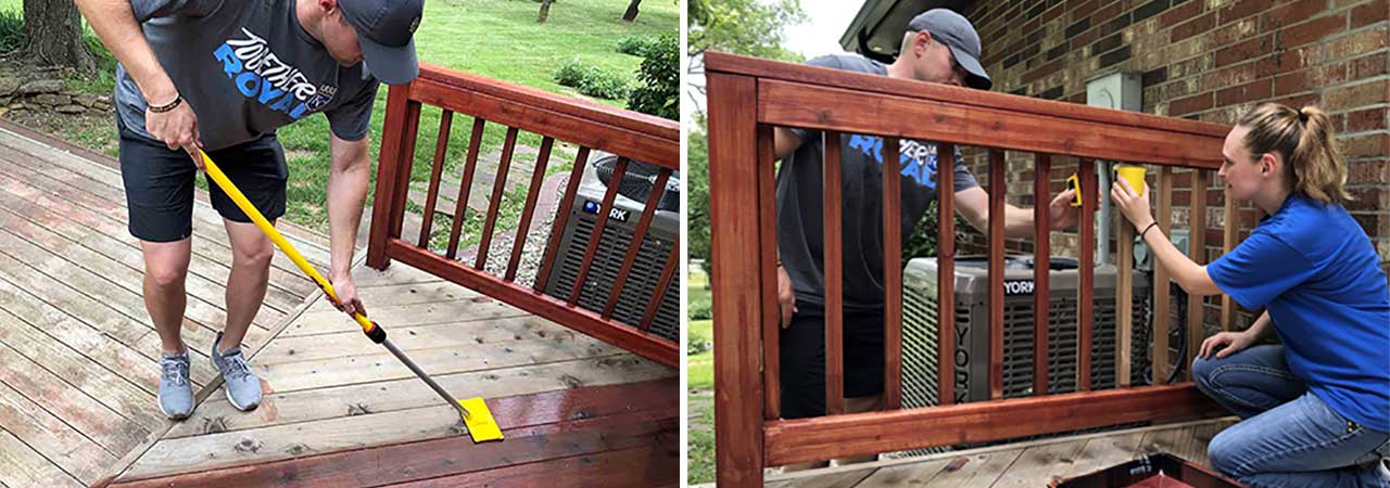 Deck Staining Nashville Tn