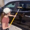 telescoping extension pole window cleaning