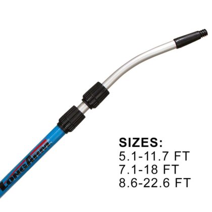 ProCurve Professional Window and Solar Panel Cleaning Extension Pole sizes