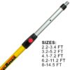 Super Tab-Lok paint extension pole sizes