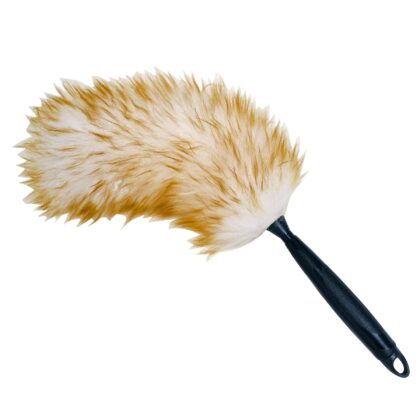 ceiling fan duster showing flexible spine.