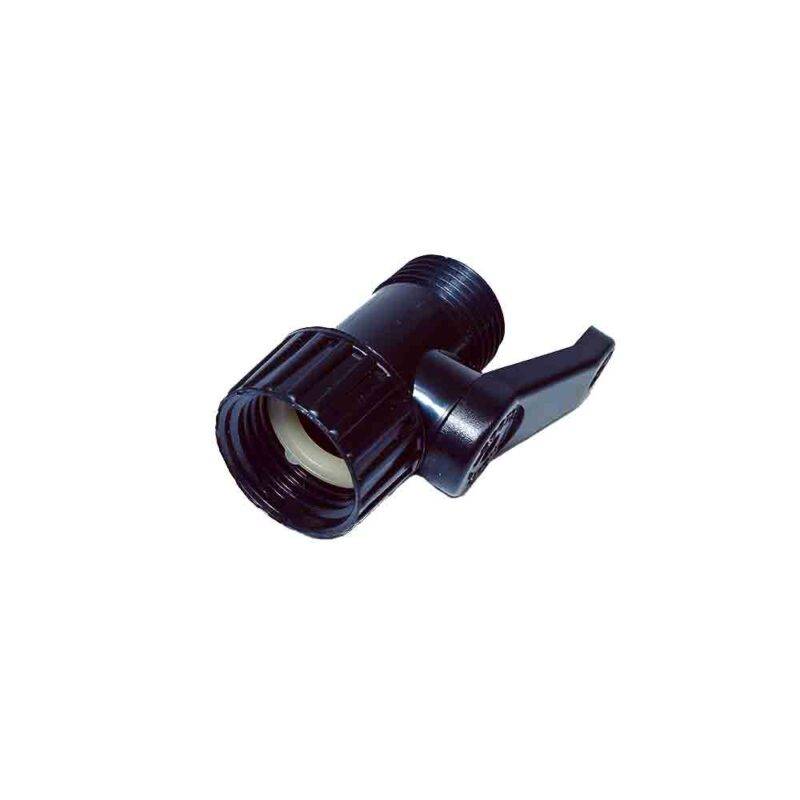 Shutoff valve black