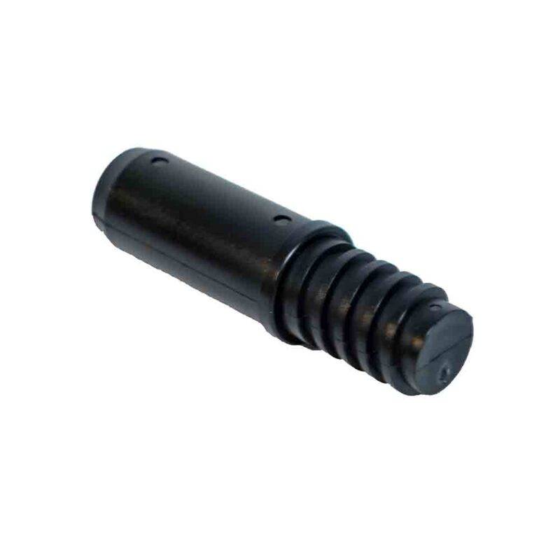 Black plastic threaded end